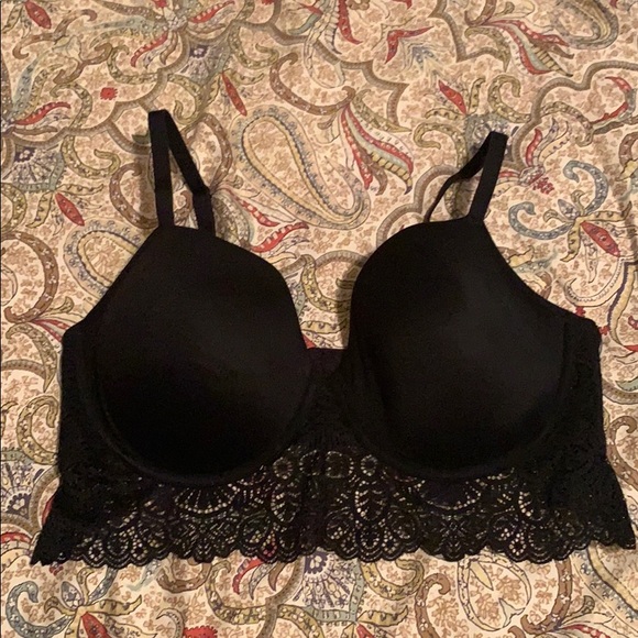 Gilligan & O'Malley Other - Gilligan & O’Malley Long Line Black Bra